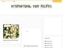 Tablet Screenshot of internationalfood4u.com